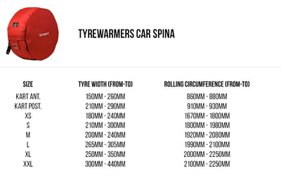 CAR TYREWARMERS SPINA - Single Temp